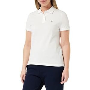 Lacoste PF7839 Polo T-shirt voor dames, Wit.