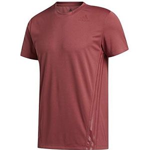 adidas Aeroredy 3-strepen T-shirt voor heren, Kleur: rood