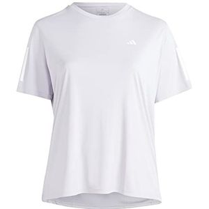 adidas Femme Own the Run (Plus Size) T-shirt à manches courtes silver dawn XXL