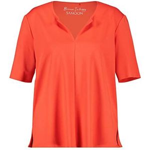 Samoon 171002-26304 T-shirt, Aurora, 52 dames, Oranje