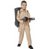 Ghostbusters Kinderkostuum, jumpsuit en opblaasbare rugzak, (L)