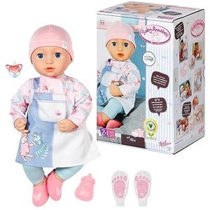 Baby Annabell Mia 43 cm – voor peuters vanaf 2 jaar – bevordert empathie en sociale vaardigheden – bevat pop, kleding en accessoires