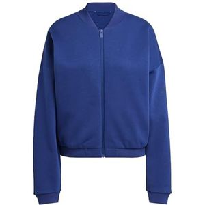 adidas Femme ESSENTIALS CONTEMPORARY LOGO BOMBER JACKET, Dark Blue, XS