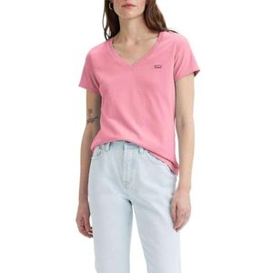 Levi's Perfect V-hals T-shirt voor dames, Tameless roze