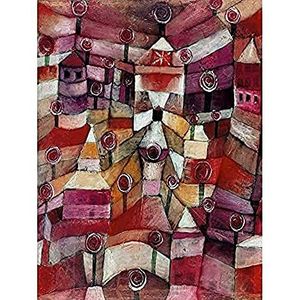 Klee Paul Rose Garden abstracte canvasafbeelding, wanddecoratie