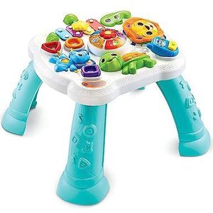 VTech - Sensorische activiteitentafel van de P'tits Loulous, multispeeltafel voor baby's, speelgoed voor activiteit en ontwikkeling van muziek en ontwikkeling, cadeau voor baby's vanaf 9 maanden -
