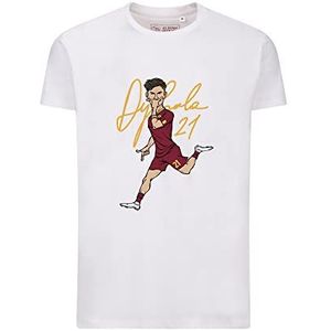 AS Roma Dybala T-shirt, wit, voor volwassenen, uniseks
