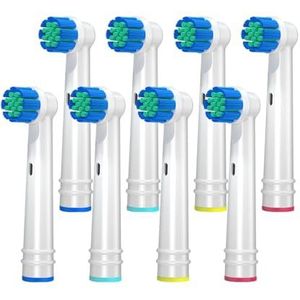 REDTRON Tandenborstelkoppen voor Oral B, 8 verpakkingen Sensitive Clean vervangende tandenborstelkoppen voor Oral B, Professional Care Vitality Pro Smart Genius Series