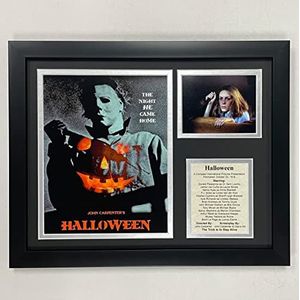 Legends Never Die Michael Myers Halloween Classic Horror Movie Collectible | Ingelijste fotocollage wanddecoratie - 30,5 x 38,1 cm