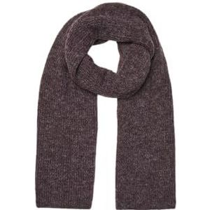 VERO MODA Vmgila Noos Ribsjaal voor dames, pruim perfect/detail: zwarte mix, één maat, pruim perfect/detail: zwart gemêleerd, één maat, Plum Perfect/Detail: zwart gemengd