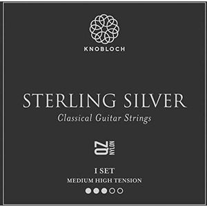 KNOBLOCH STRINGS 400SSQ – Sterling Zilver QZ Medium Nylon Hoogspanning 34.0