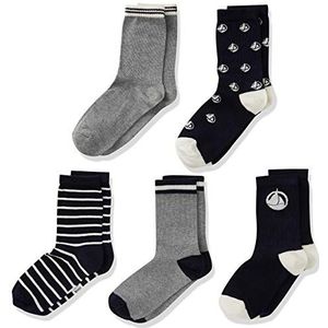 Petit Bateau 5733801 Varian sokken voor jongens, 5 stuks, meerkleurig