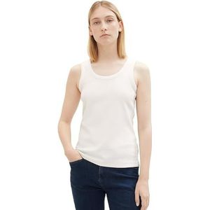 TOM TAILOR Damestop, 10315 - Whisper White, XS, 10668-kapitein van de blauwe lucht