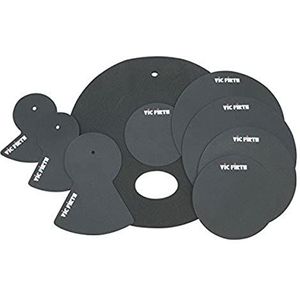 Vic Firth Rock Mute Pack - 12, 13, 16, 14, 22, Drum Pads and 3 x Cymbal Pads