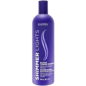 Clairol Shimmer Lights Shampoo voor blond en zilver haar, 473 ml