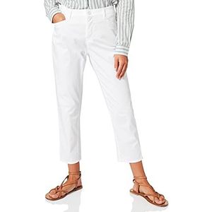 BRAX Mary S korte broek voor dames, van ultralichte katoenen five pocket broek, Wit