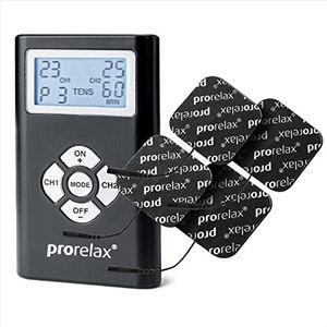 Prorelax Duo Blackline EMS + TENS massageapparaat, 1 stuk, 48903