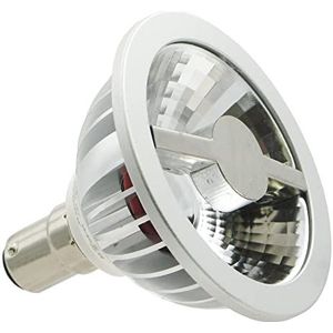 LAES - B15d AR LED-lamp, 7 W, zilver, 70 x 64 mm