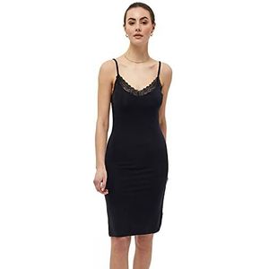 Peppercorn rosalinda kanten jurk, Zwart (9000 Black)