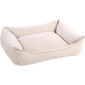 Flamingo Orthopedisch Hondenbed Baldar - Rechthoekig, Beige, 80 cm | Ergonomisch & Comfortabel Ligbed voor Honden!