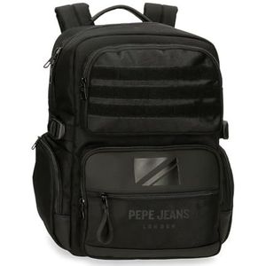 Pepe Jeans Bromley Bagage - Messenger Bag voor heren, zwart., Rugzak met tablethouder