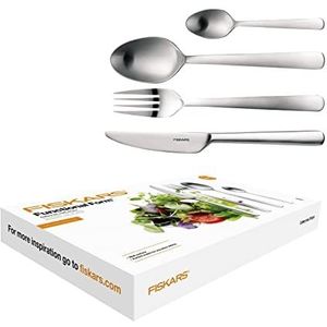 Fiskars Bestekset, 24-delig, staal, mat/mat, functionele vorm, 1002961