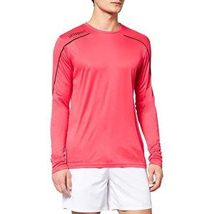 uhlsport Stream 22 herenshirt met lange mouwen, Roze/Zwart