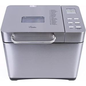 Silva-Homeline Bake 501 Broodbakmachine, 19 bakprogramma's, 650 W, roestvrij staal, zilver