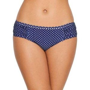 Seafolly Retro bikinibroek voor dames, Beach Belle, (Blue Opal Blue Opaal)