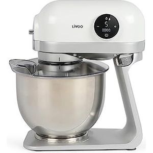 Livoo - multifunctionele keukenmachine 5l 1200w wit - dop234