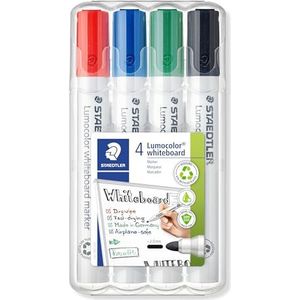 Marker Lumocolor whiteboard 4 kleuren