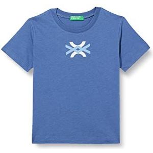 United Colors of Benetton T-shirt 3i1xg109j Jongens T-shirt (1 stuk), Bluette 12f