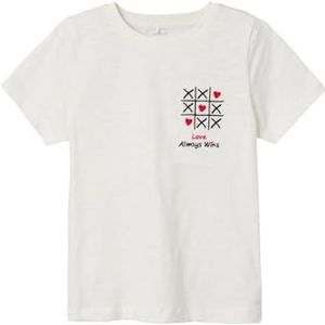 NAME IT Nkffolejma Ss Top Box T-shirt voor meisjes, Jet Stream/print: kasjmier roze