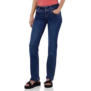 Pepe Jeans Soho Slim Fit Mid Waist Jeans voor dames, blauw (denim-XV2)