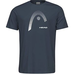 HEAD Club Carl T-shirt Jr T-shirt voor kinderen, uniseks, 1 stuk, Navy Blauw