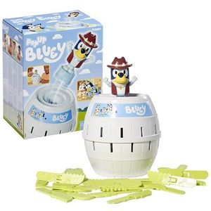 TOMY Pic Bluey Pic Pirate Bluey bordspellen voor kinderen, speelgoed voor Kerstmis, speelgoed voor kinderen van 4 jaar, grappig spel voor groepen, ideaal verjaardagscadeau, spelletjes vanaf 4 jaar