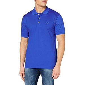 Trigema Poloshirt voor heren in piqué-kwaliteit, Blauw (Royal)