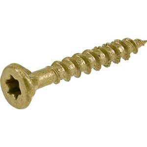 Power Pro 48594 242 stuks hoogwaardige roestbestendige hout- en terrasschroeven voor buiten, 20,3 x 3,8 cm, doos van 0,5 kg, epoxybrons, 242 stuks