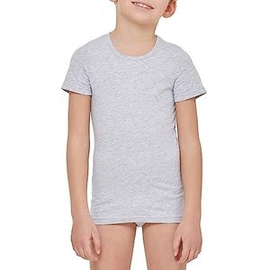 POMPEA Mc Boy T-shirt voor jongens (1 stuk), Grijze tinten