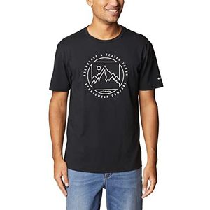 Columbia M Rapid Ridge T-shirt, Graphic, korte mouwen, heren, Zwart, Boundless Graphics