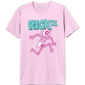 Rick et Morty Uxrimodts003 T-shirt voor heren (1 stuk), Roze
