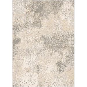 AGNELLA Harmony Clouds tapijt 100% wol geweven met moderne Wilton-technologie, 133 x 180 cm, albast