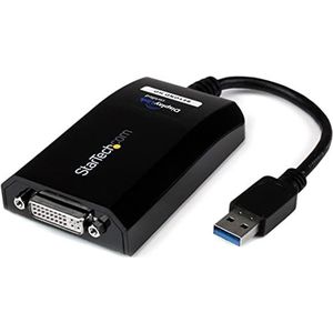 StarTech. com USB 3.0 naar DVI Adapter – Dual Video Adapter / Multi-Screen Grafische kaart / Externe Video USB 3.0 op DVI – USB Display – 2048 x 1152 (USB32DVIPRO)