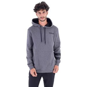 Hurley Capuche Oceancare Sweat Homme, Gris Foncé, L