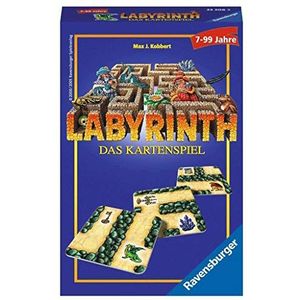 Ravensburger Labyrinth - Das Kartenspiel | 2-6 Spieler | Ab 7 Jahren | Kompaktes Format