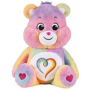 Care Bears 22067 Teddybeer 61 cm Jumbo Togetherness schattig speelgoed om te verzamelen, enorme teddybeer, pluche speelgoed voor kinderen, pluche speelgoed voor meisjes en jongens, 4 jaar en ouder