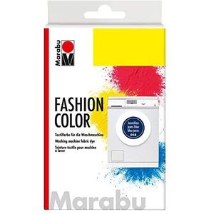 Marabu 17400023058 - Fashion Color Jeans, textielverf om in de wasmachine te kleuren, pap, voor katoen, linnen en gemengde stoffen, 30 g kleurstof en 60 g reagens