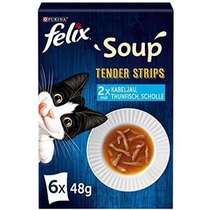 FELIX Soup Tender Strips, verpakking van 6 stuks (6 x 48 g)