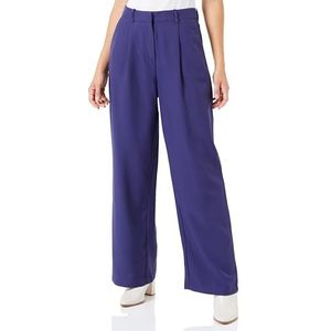 VERO MODA Pantalon Vmcapri Mr Wide Dad Bf pour femme, Violet, S / 32L