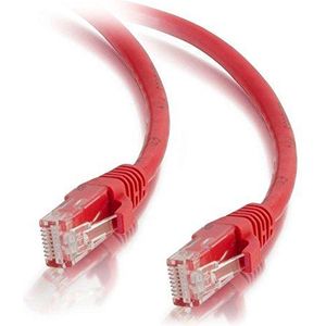 C2G 1m Cat5e Patch cable - netwerkkabel (1m, Cat5e, U/UTP (UTP), 42g) rood